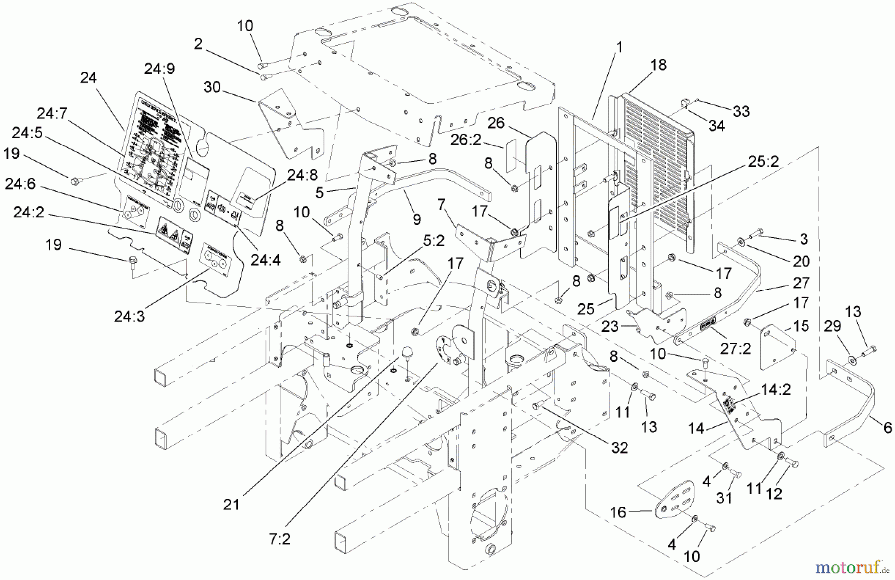  Zerto-Turn Mäher 74266 (Z595-D) - Toro Z Master Mower, 52