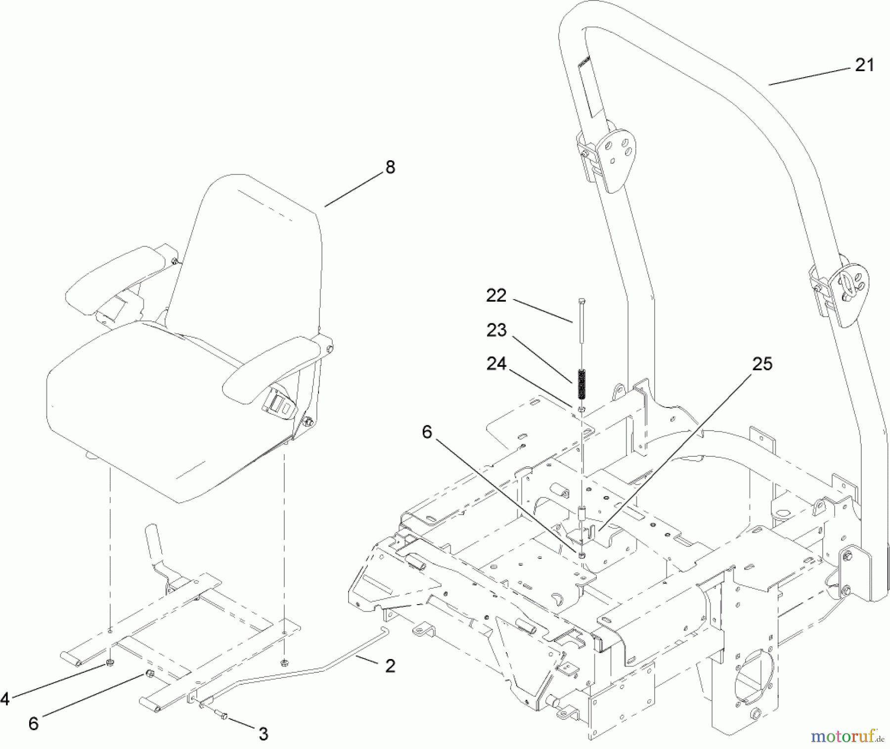  Zerto-Turn Mäher 74266 (Z595-D) - Toro Z Master Mower, 52