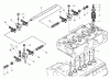 Zerto-Turn Mäher 74266 (Z595-D) - Toro Z Master Mower, 52" TURBO FORCE Side Discharge Deck (SN: 270000301 - 270999999) (2007) Ersatzteile VALVE AND ROCKER ARM ASSEMBLY