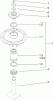 Zerto-Turn Mäher 74266CP (Z580-D) - Toro Z Master Mower, 52" TURBO FORCE Side Discharge Deck (SN: 290000001 - 290999999) (2009) Ersatzteile SPINDLE ASSEMBLY NO. 112-8698