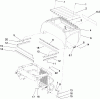 Zerto-Turn Mäher 74267 (Z580-D) - Toro Z Master Mower, 60" TURBO FORCE Side Discharge Deck (SN: 280000001 - 280999999) (2008) Ersatzteile HOOD ASSEMBLY