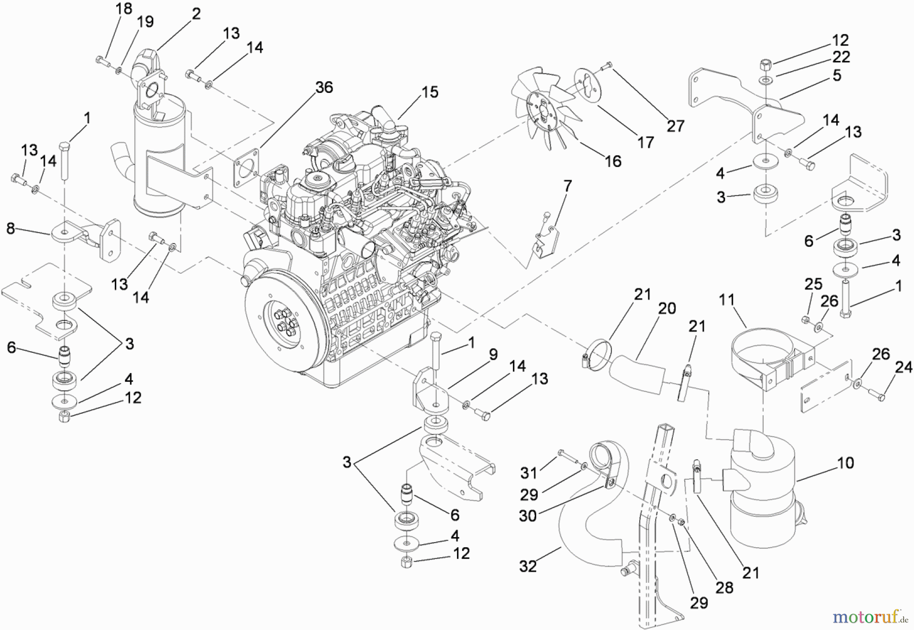  Zerto-Turn Mäher 74267 (Z580-D) - Toro Z Master Mower, 60