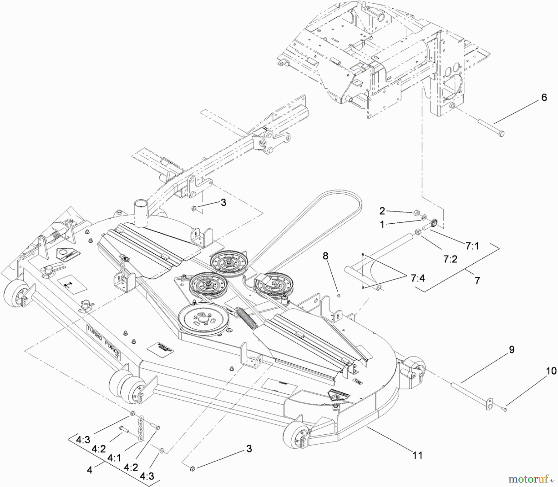  Zerto-Turn Mäher 74267 (Z580-D) - Toro Z Master Mower, 60