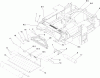 Zerto-Turn Mäher 74267 (Z580-D) - Toro Z Master Mower, 60" TURBO FORCE Side Discharge Deck (SN: 310000001 - 310999999) (2010) Ersatzteile TRACTION FRAME AND FLOOR PAN ASSEMBLY