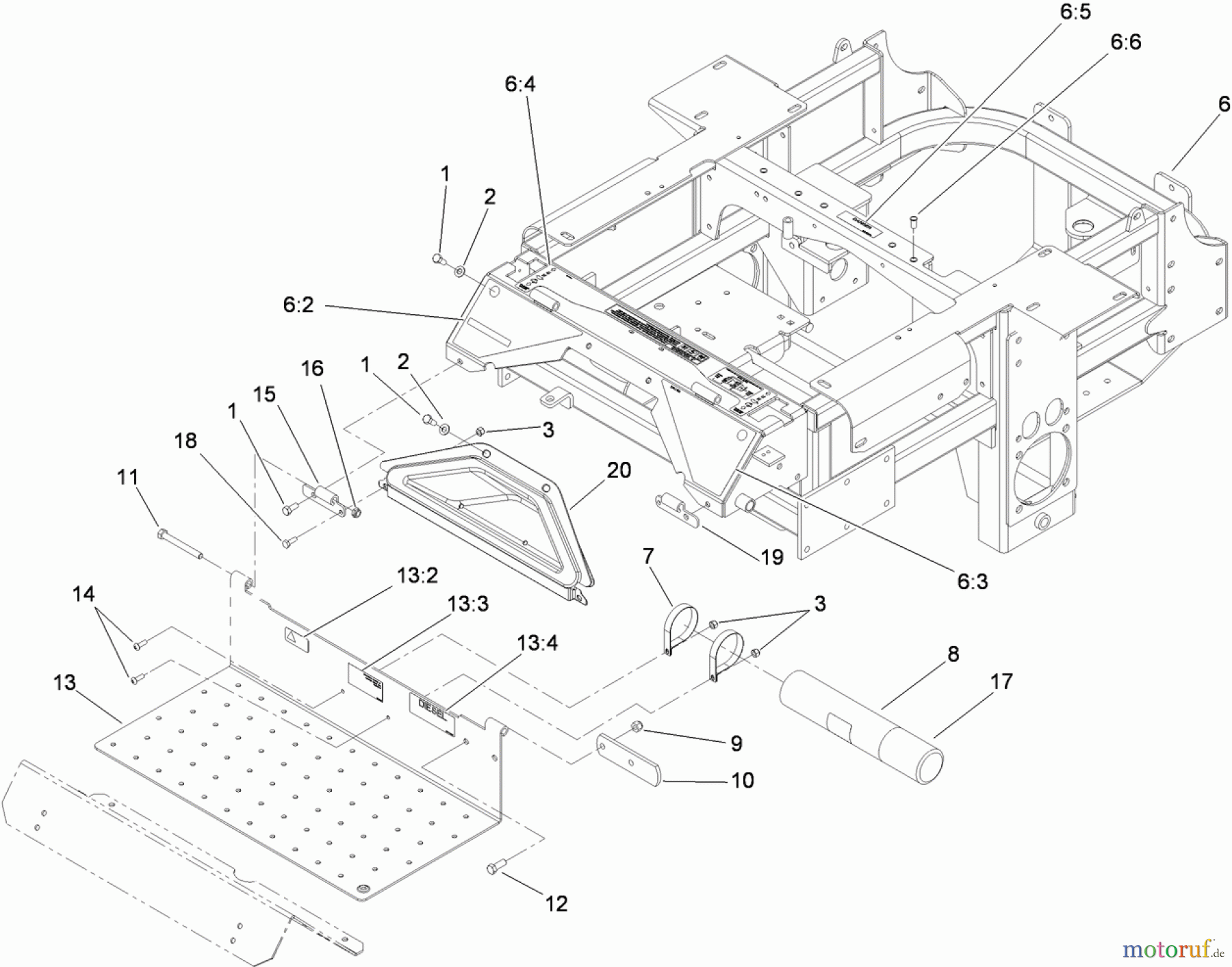  Zerto-Turn Mäher 74267 (Z580-D) - Toro Z Master Mower, 60