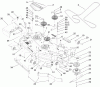 Zerto-Turn Mäher 74267 (Z595-D) - Toro Z Master Mower, 60" TURBO FORCE Side Discharge Deck (SN: 270000001 - 270000300) (2007) Ersatzteile DECK ASSEMBLY
