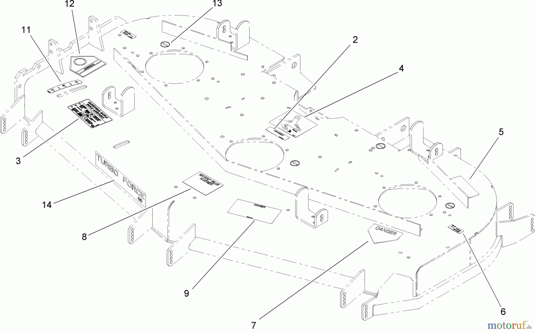  Zerto-Turn Mäher 74267 (Z595-D) - Toro Z Master Mower, 60