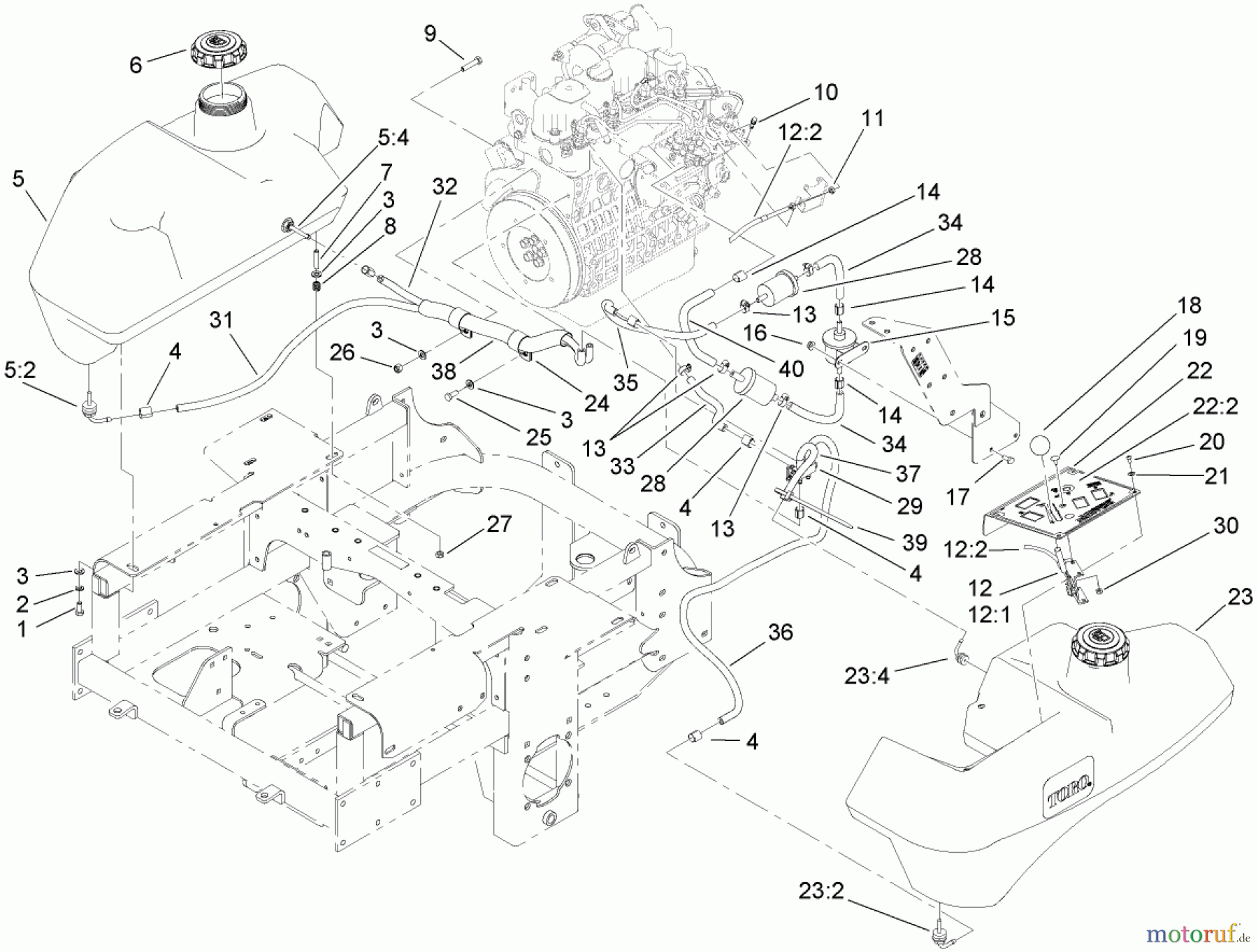  Zerto-Turn Mäher 74267 (Z595-D) - Toro Z Master Mower, 60