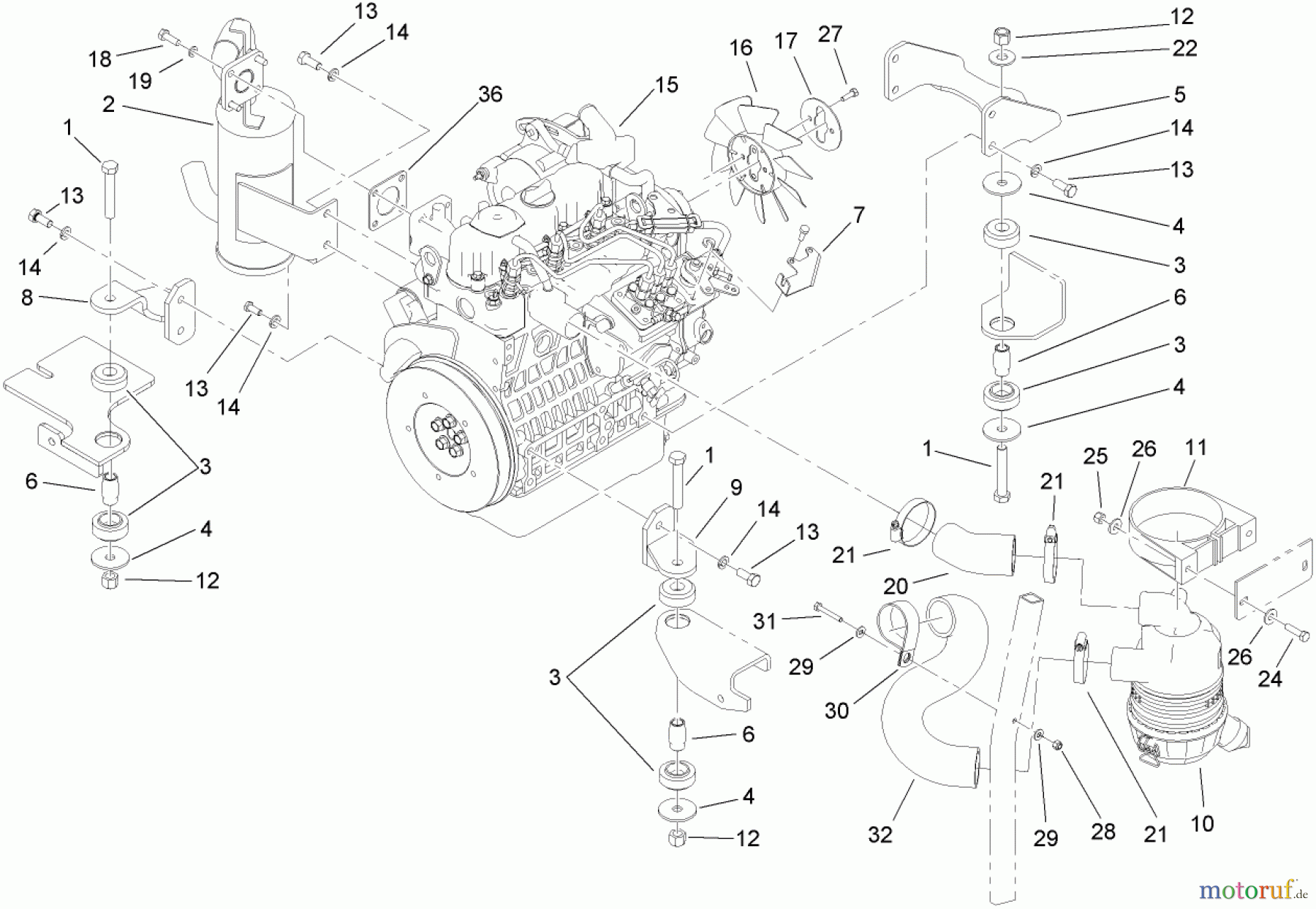  Zerto-Turn Mäher 74267 (Z595-D) - Toro Z Master Mower, 60