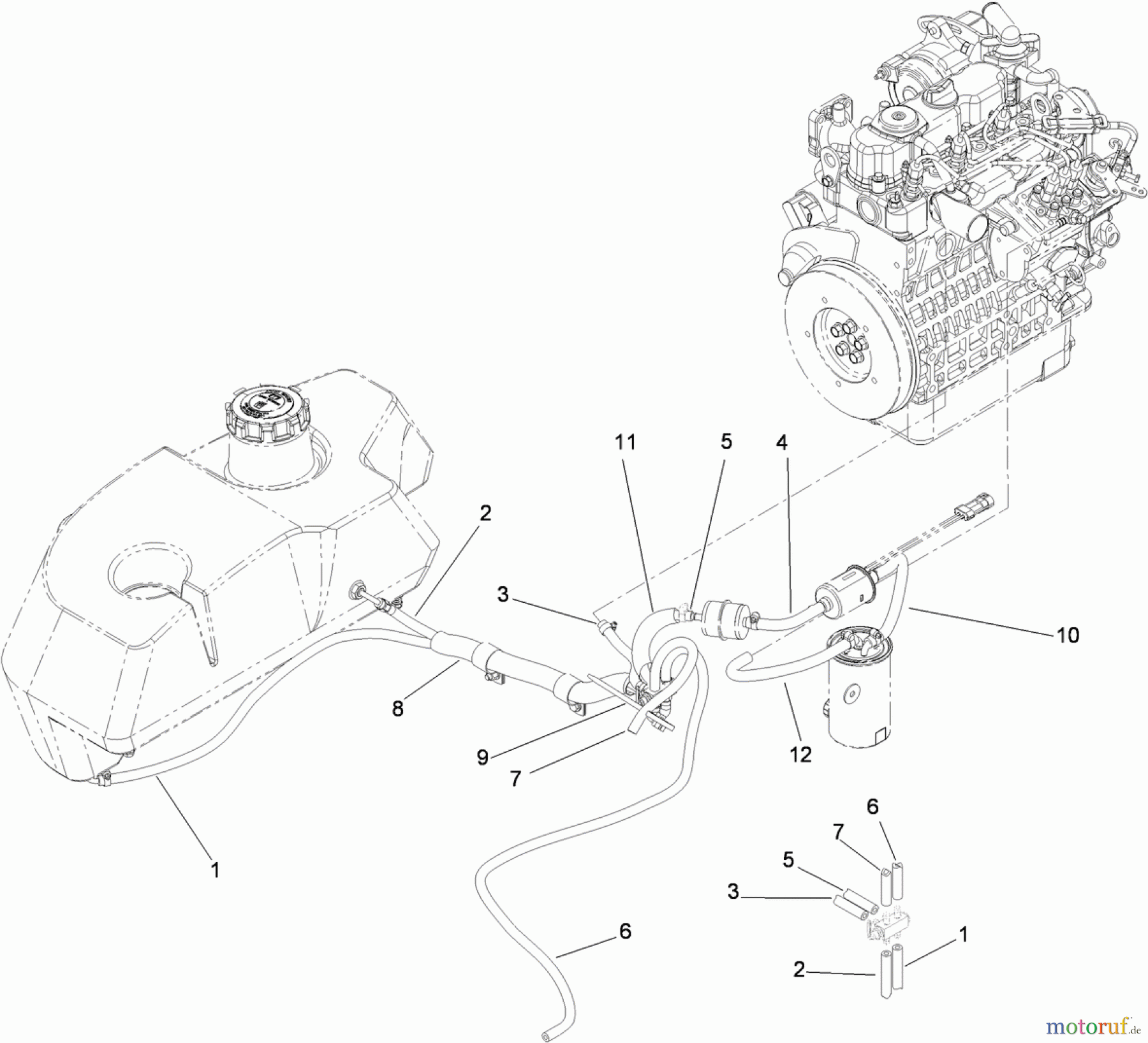  Zerto-Turn Mäher 74267CP (Z580-D) - Toro Z Master Mower, 60