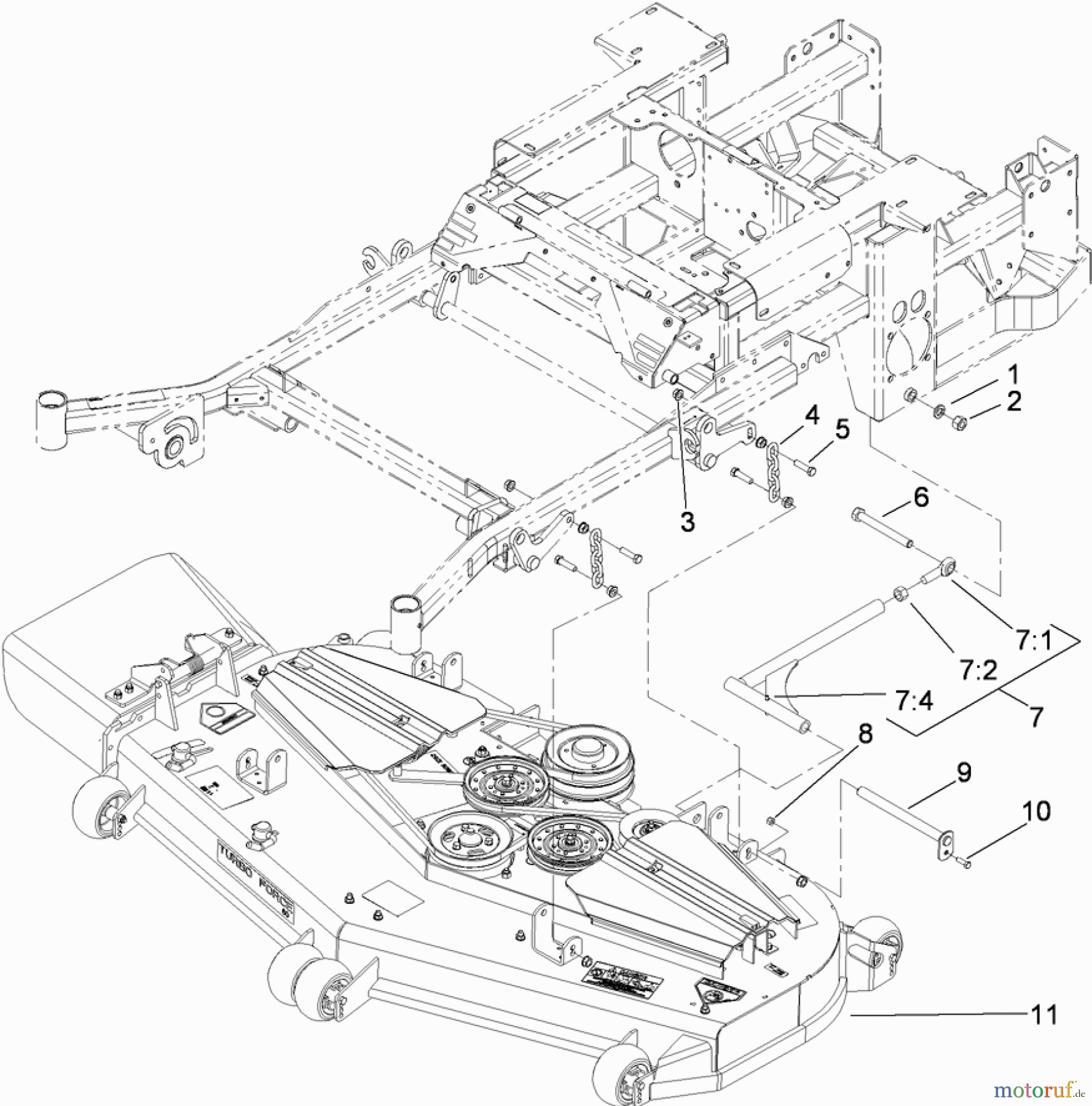  Zerto-Turn Mäher 74268 (Z590-D) - Toro Z Master Mower, 60