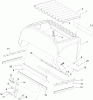 Zerto-Turn Mäher 74268 (Z590-D) - Toro Z Master Mower, 60" TURBO FORCE Side Discharge Deck (SN: 311000001 - 311999999) (2011) Ersatzteile HOOD ASSEMBLY