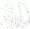 Zerto-Turn Mäher 74268 (Z590-D) - Toro Z Master Mower, 60" TURBO FORCE Side Discharge Deck (SN: 311000001 - 311999999) (2011) Ersatzteile SEAT AND ROLL-OVER PROTECTION SYSTEM ASSEMBLY