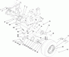 Zerto-Turn Mäher 74268 (Z590-D) - Toro Z Master Mower, 60" TURBO FORCE Side Discharge Deck (SN: 311000001 - 311999999) (2011) Ersatzteile WHEEL AND BRAKE ASSEMBLY