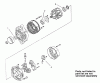 Zerto-Turn Mäher 74268 (Z597-D) - Toro Z Master Mower, 60" TURBO FORCE Side Discharge Deck (SN: 240000001 - 240999999) (2004) Ersatzteile ALTERNATOR ASSEMBLY NO. 99-9209