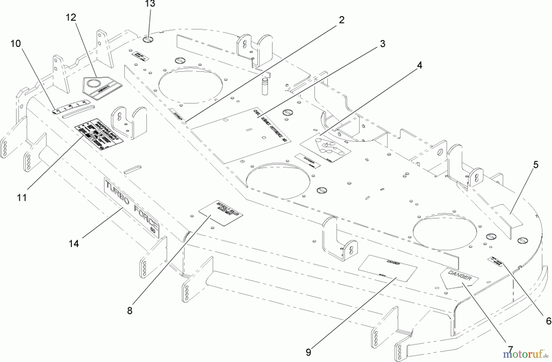  Zerto-Turn Mäher 74268 (Z597-D) - Toro Z Master Mower, 60