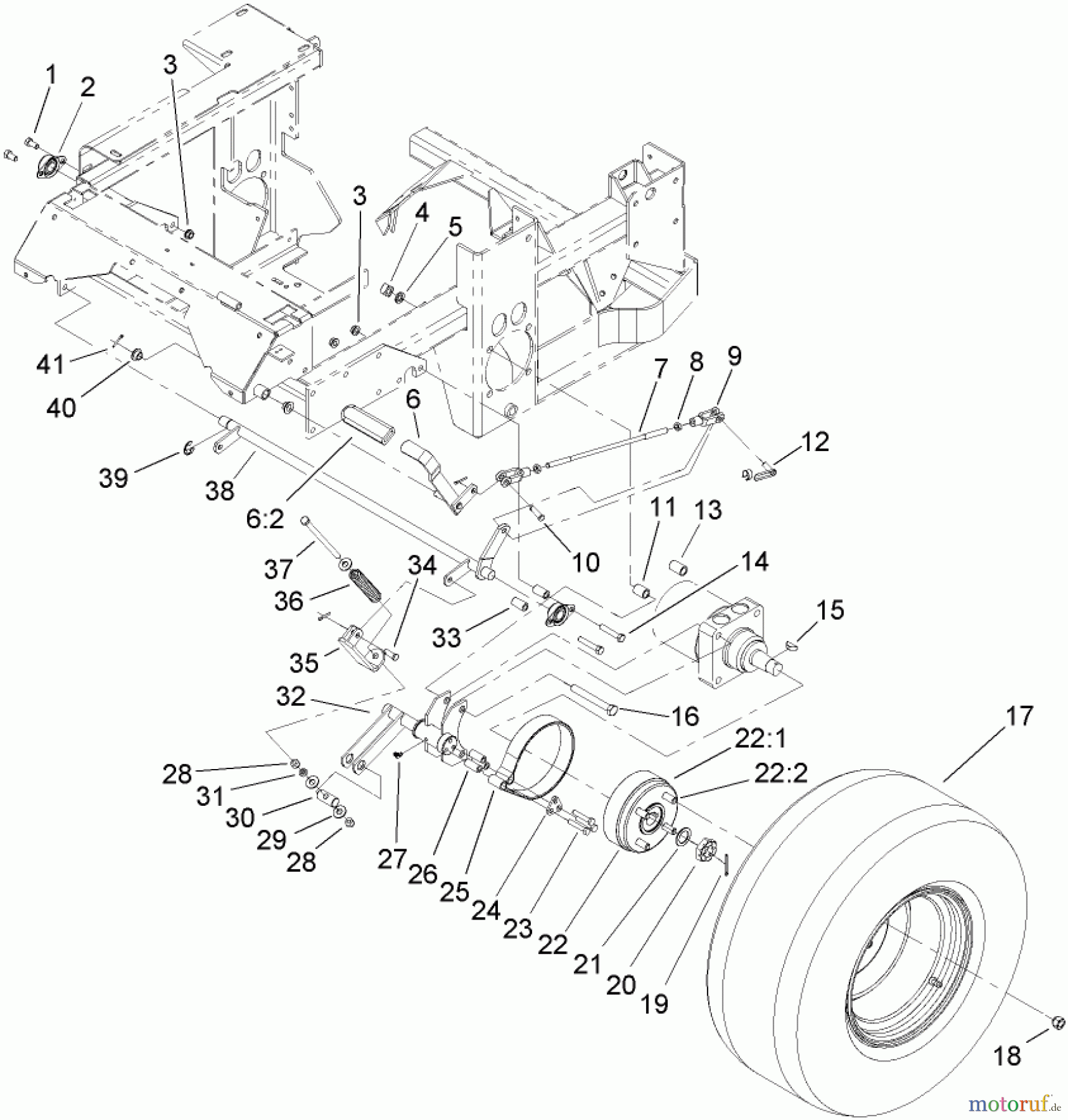  Zerto-Turn Mäher 74268 (Z597-D) - Toro Z Master Mower, 60