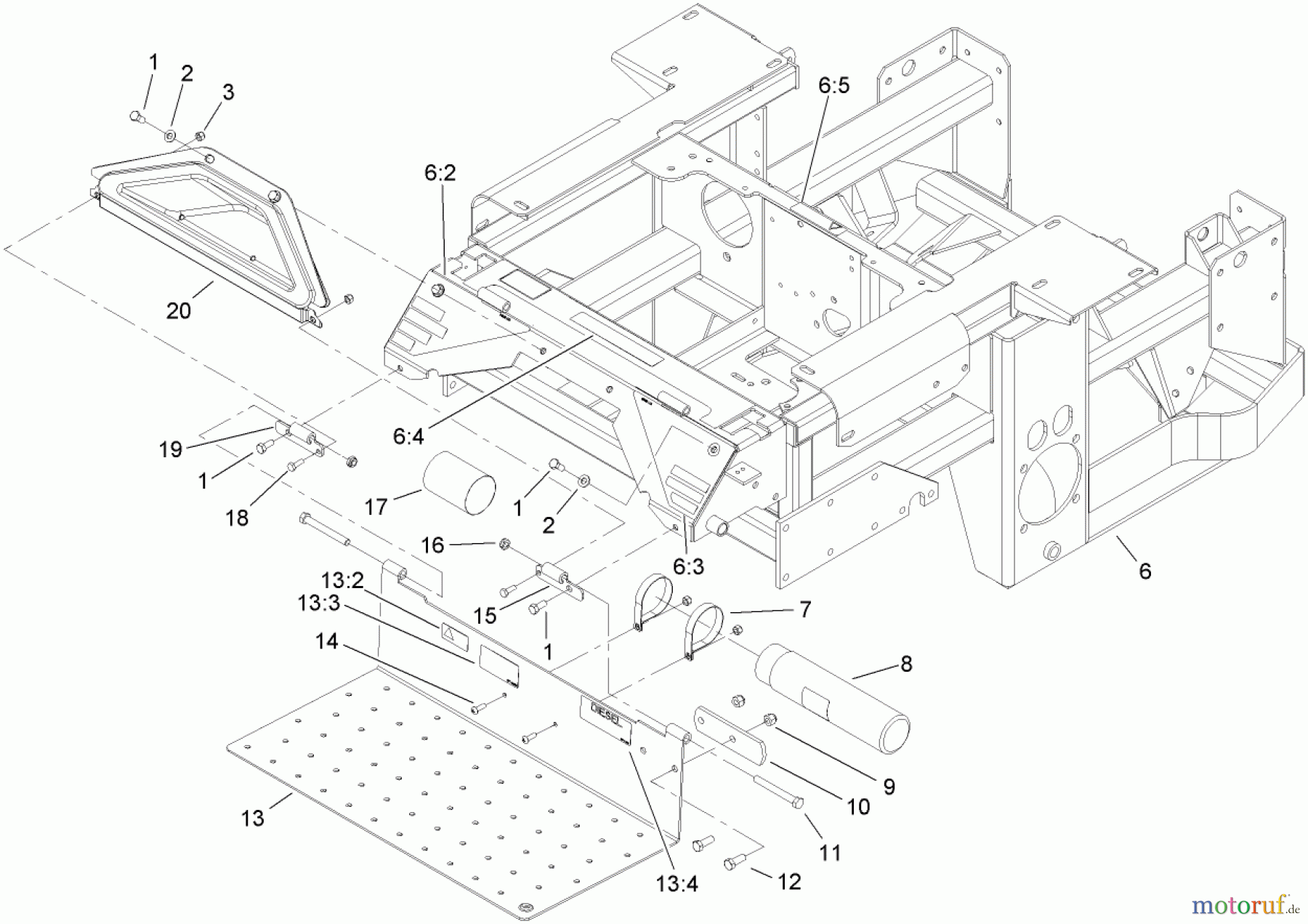  Zerto-Turn Mäher 74268 (Z597-D) - Toro Z Master Mower, 60