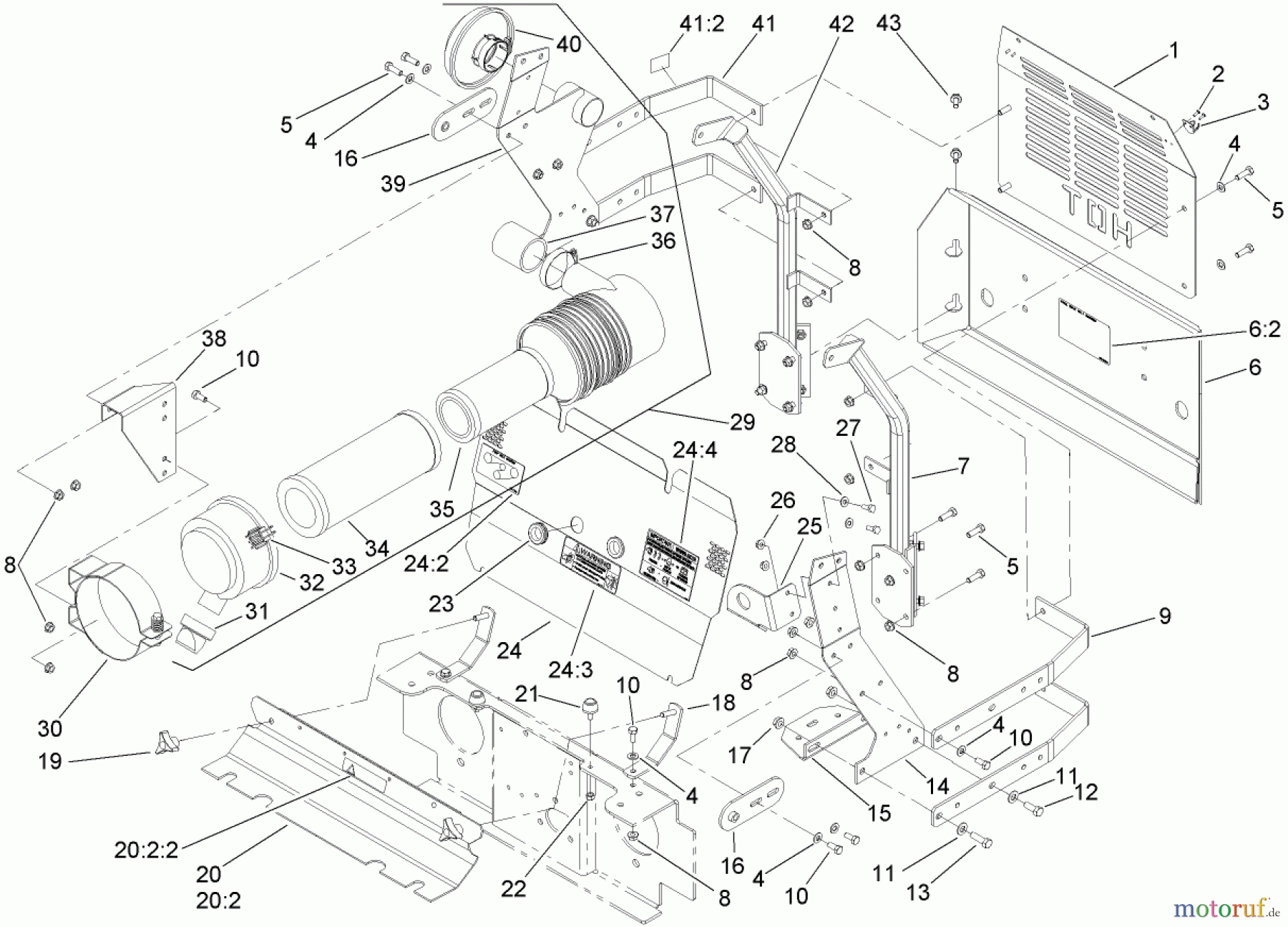  Zerto-Turn Mäher 74268 (Z597-D) - Toro Z Master Mower, 60