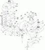 Zerto-Turn Mäher 74268TE (Z597-D) - Toro Z Master Mower, 152cm TURBO FORCE Side Discharge Deck (SN: 240000001 - 240999999) (2004) Ersatzteile TANK AND FUEL LINE ASSEMBLY