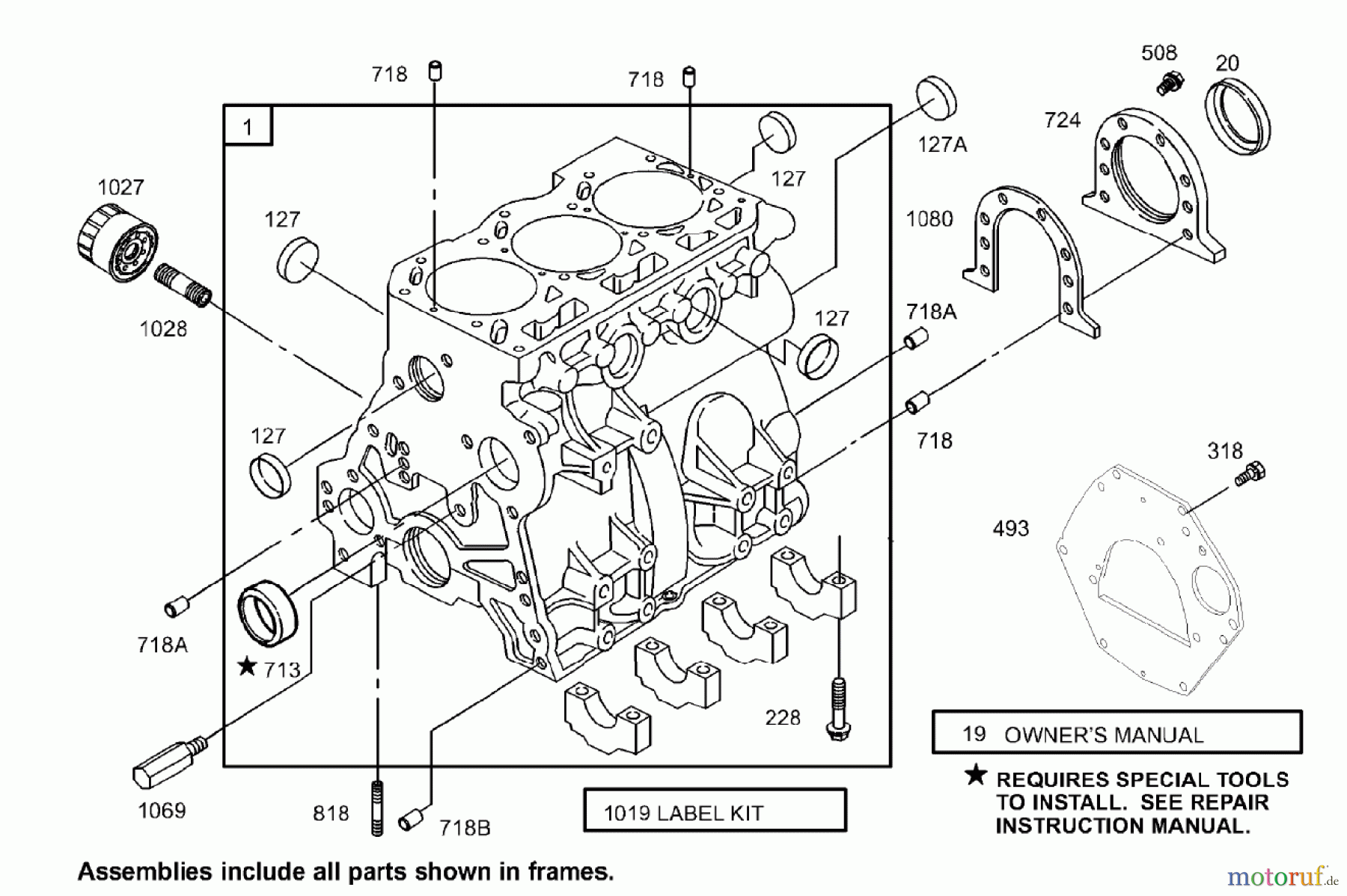  Zerto-Turn Mäher 74268TE (Z597-D) - Toro Z Master Mower, 152cm TURBO FORCE Side Discharge Deck (SN: 260000001 - 260999999) (2006) CYLINDER ASSEMBLY