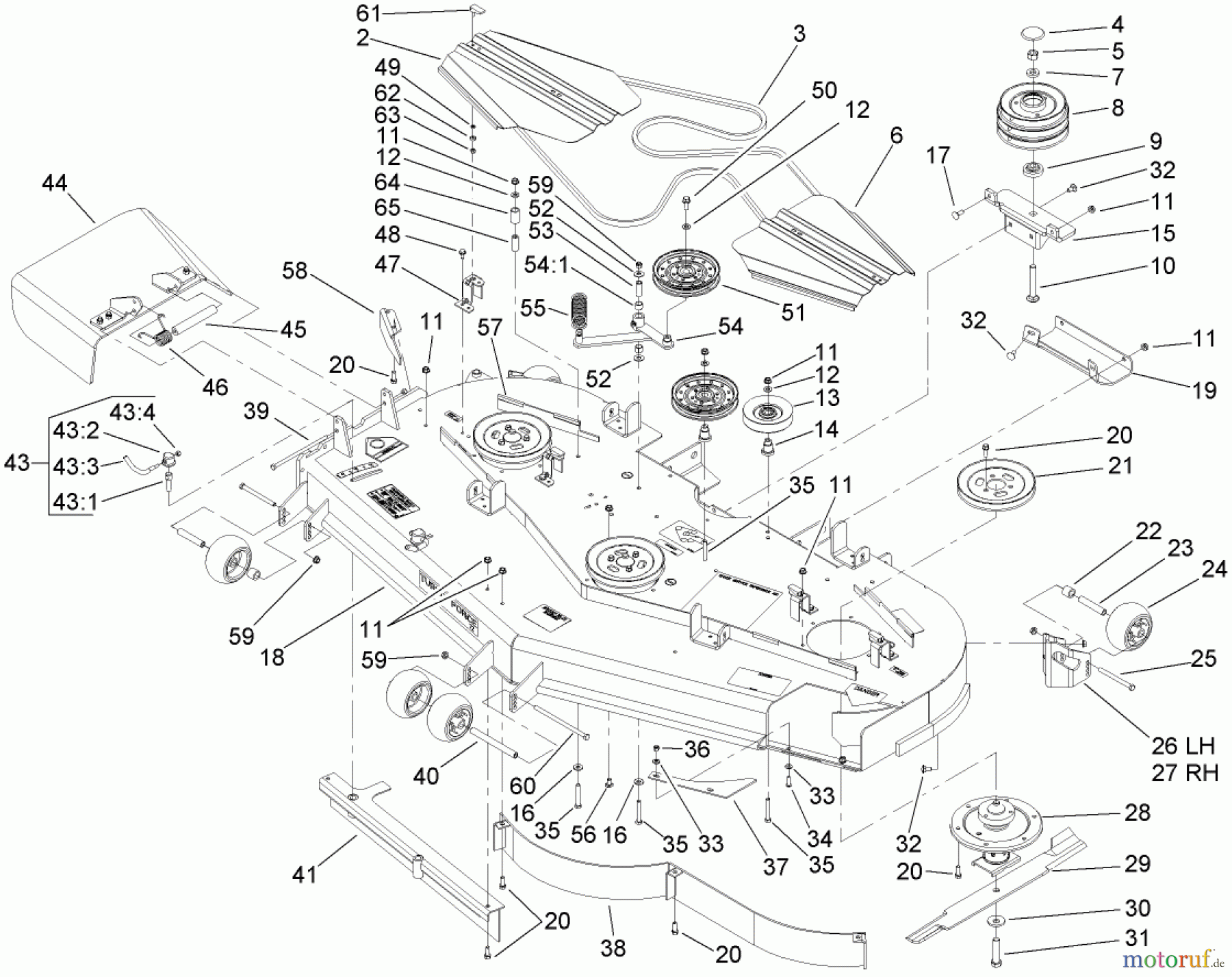  Zerto-Turn Mäher 74269 (Z590-D) - Toro Z Master Mower, 72