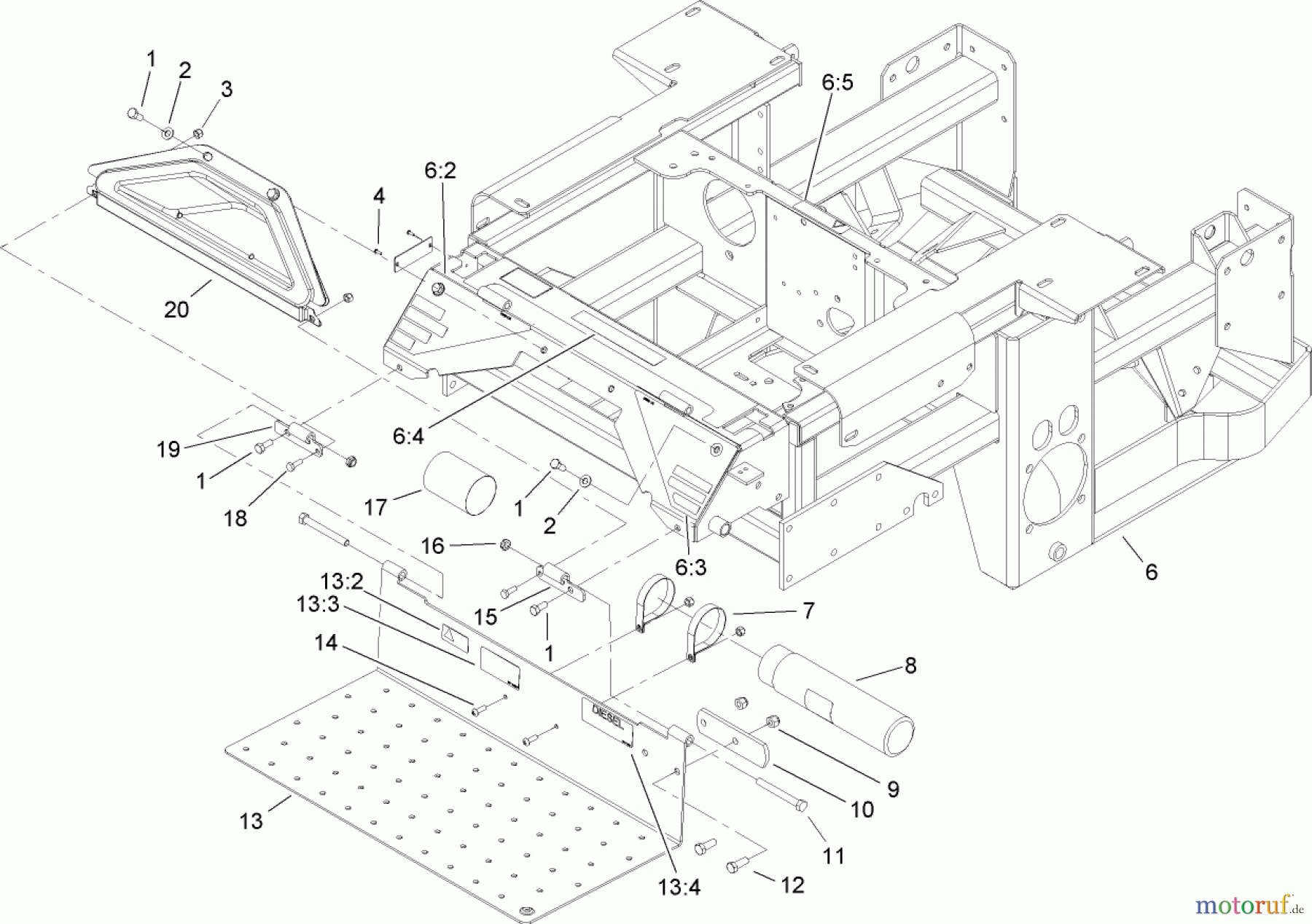  Zerto-Turn Mäher 74269 (Z597-D) - Toro Z Master Mower, 72