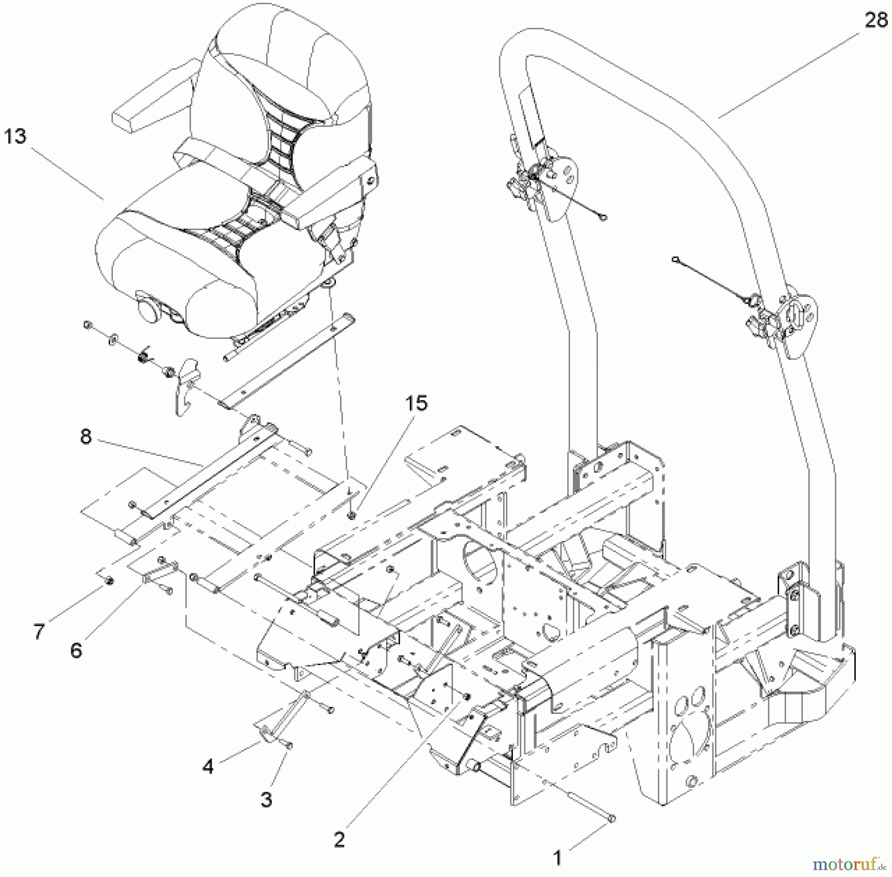  Zerto-Turn Mäher 74269 (Z597-D) - Toro Z Master Mower, 72