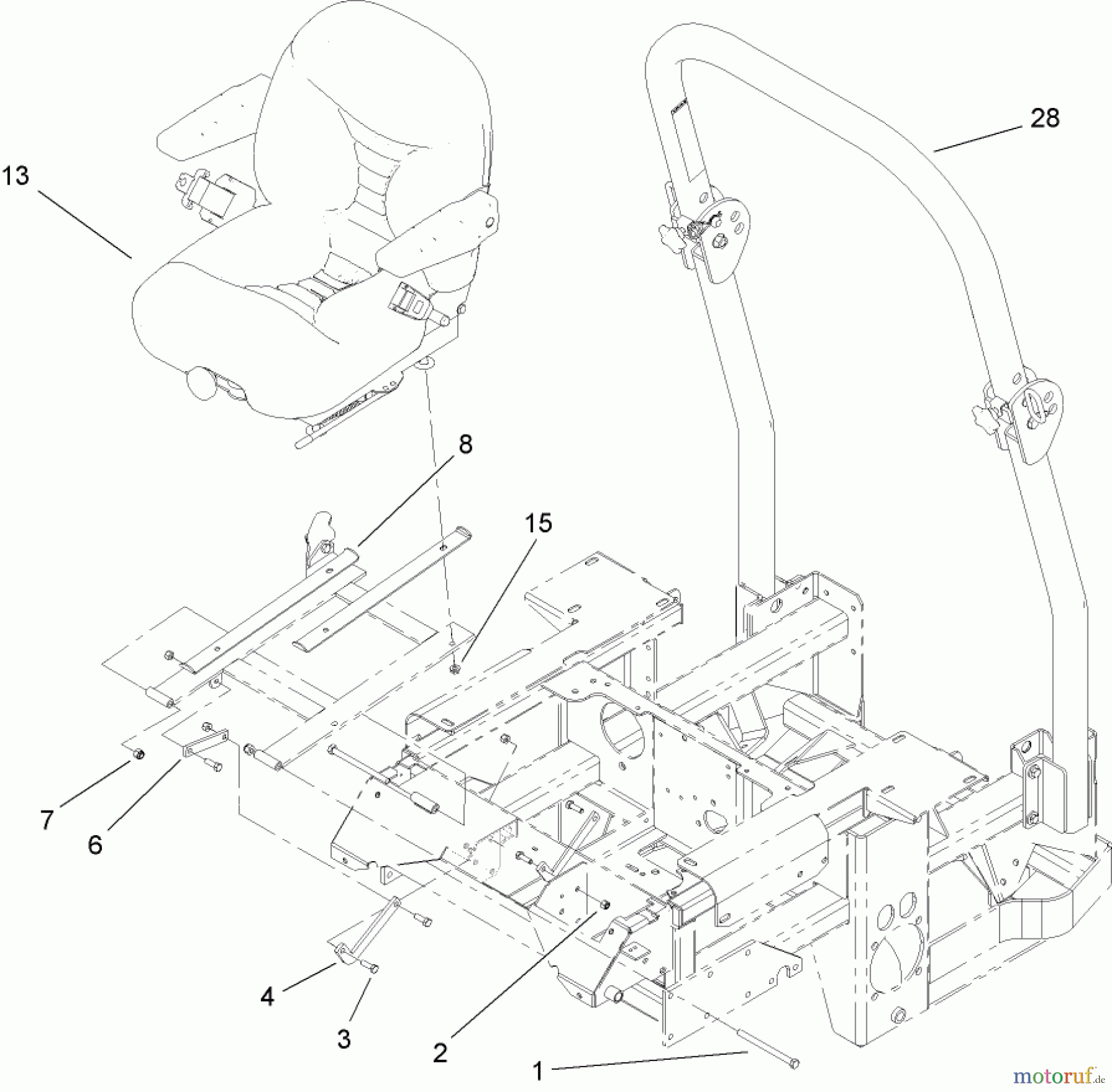  Zerto-Turn Mäher 74269 (Z597-D) - Toro Z Master Mower, 72