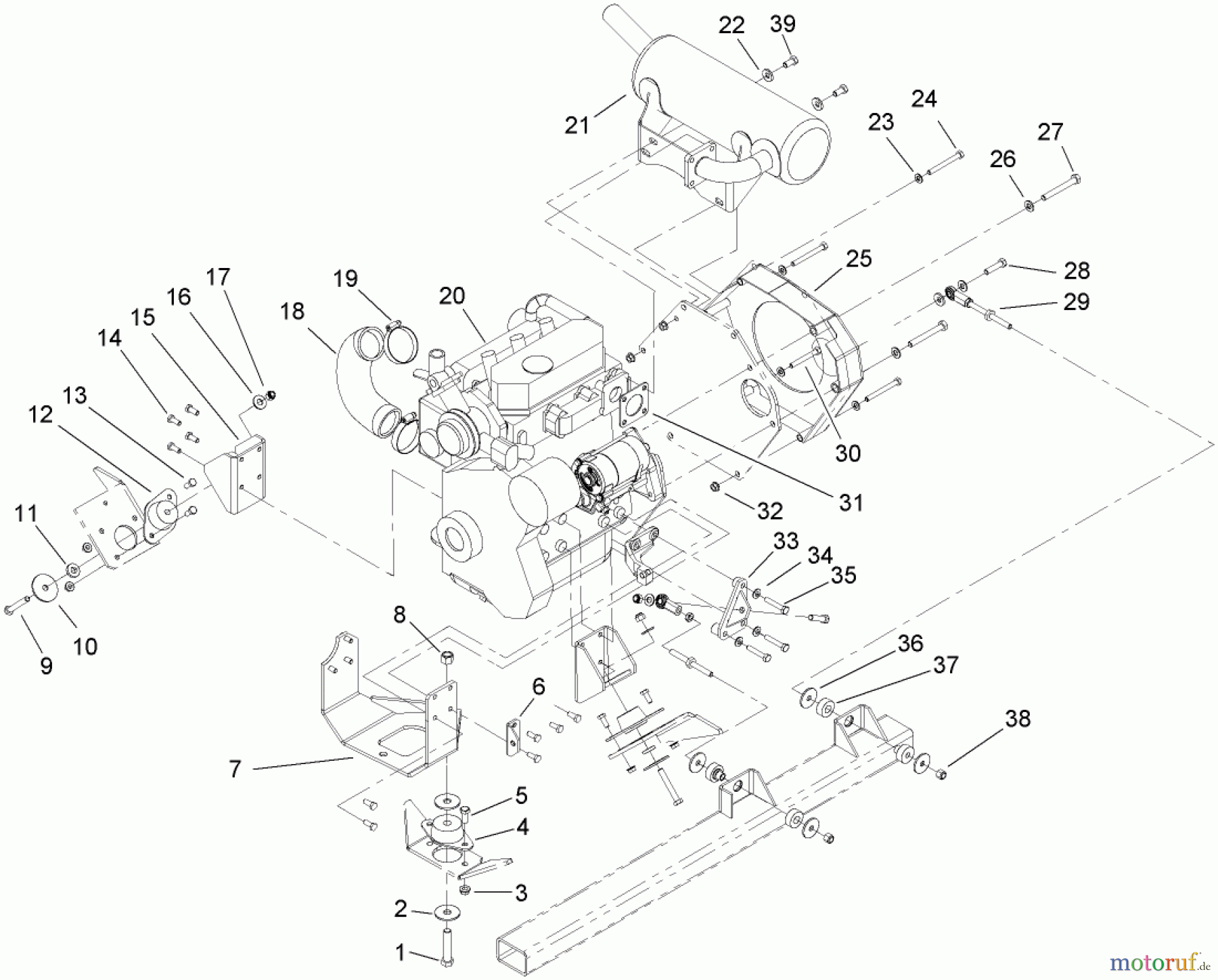  Zerto-Turn Mäher 74269 (Z597-D) - Toro Z Master Mower, 72