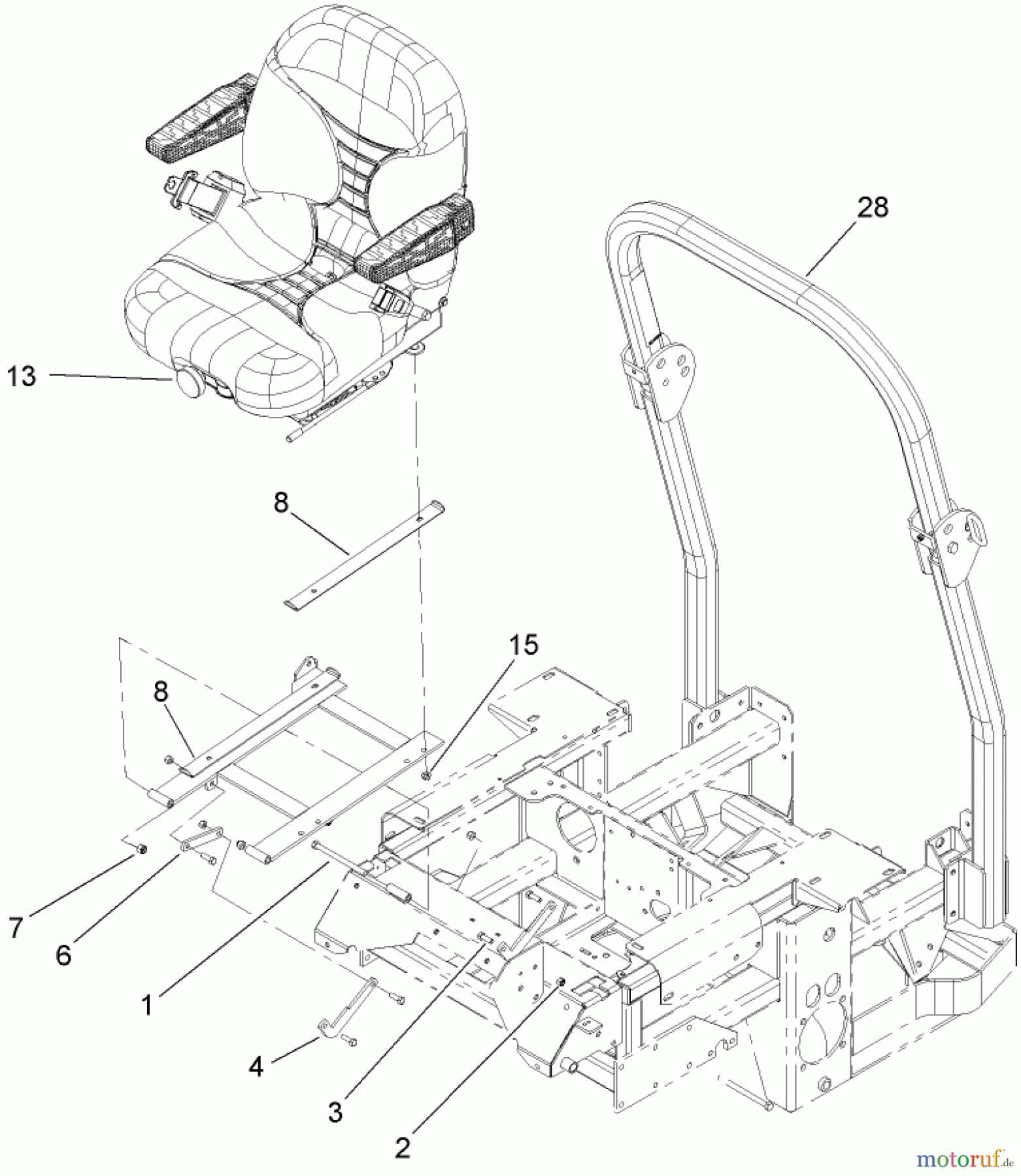  Zerto-Turn Mäher 74269 (Z597-D) - Toro Z Master Mower, 72