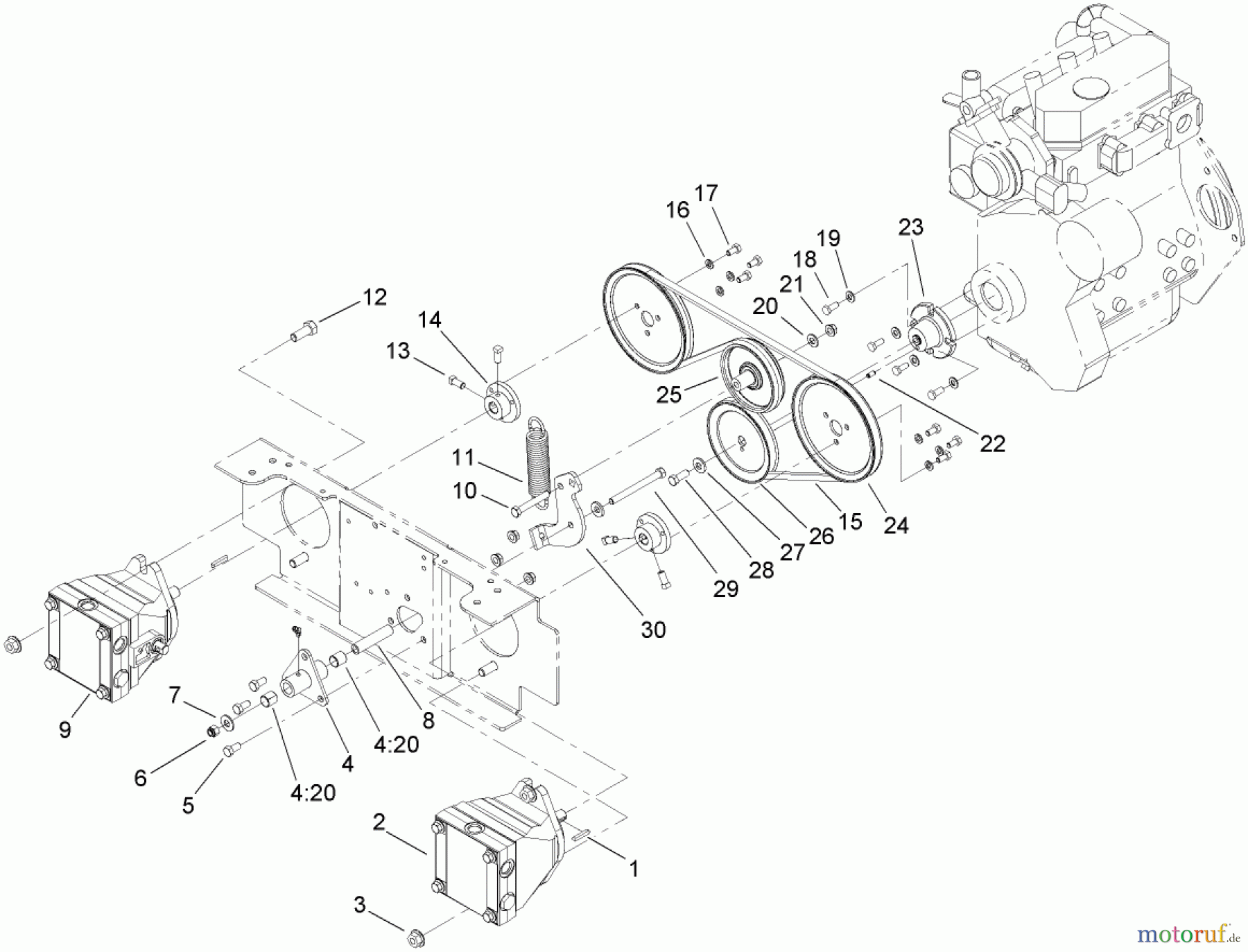  Zerto-Turn Mäher 74269 (Z597-D) - Toro Z Master Mower, 72