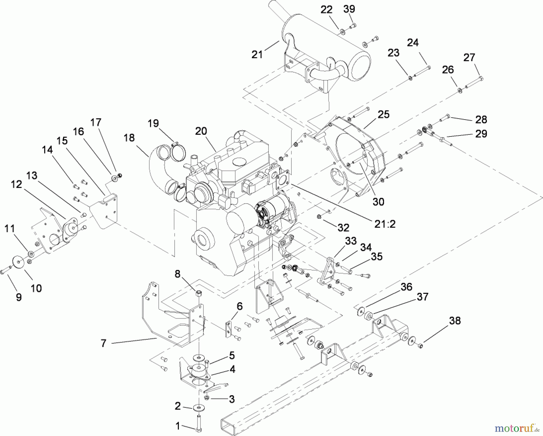  Zerto-Turn Mäher 74269CP (Z590-D) - Toro Z Master Mower, 72