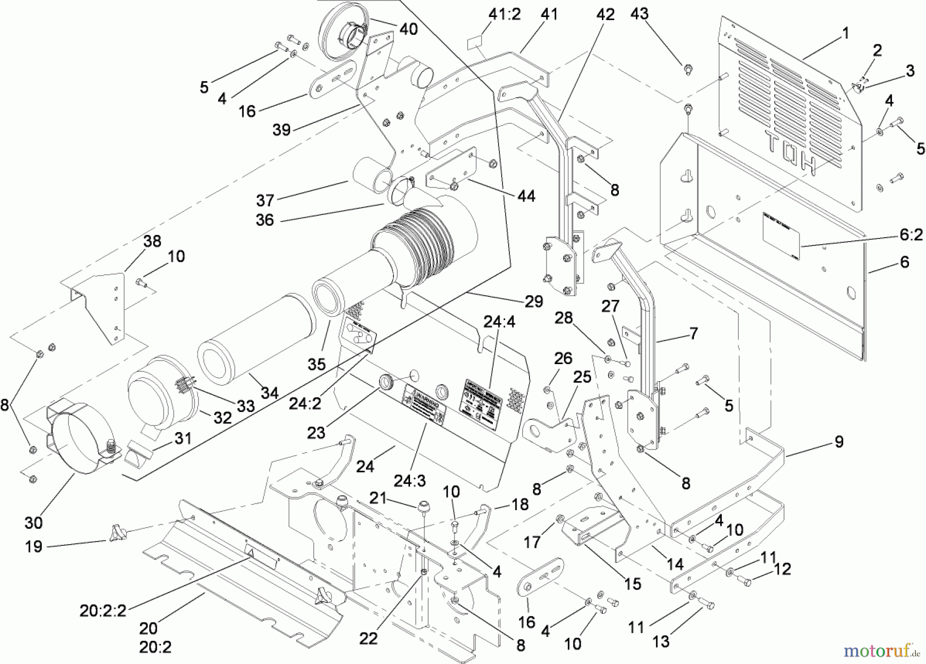  Zerto-Turn Mäher 74269CP (Z590-D) - Toro Z Master Mower, 72