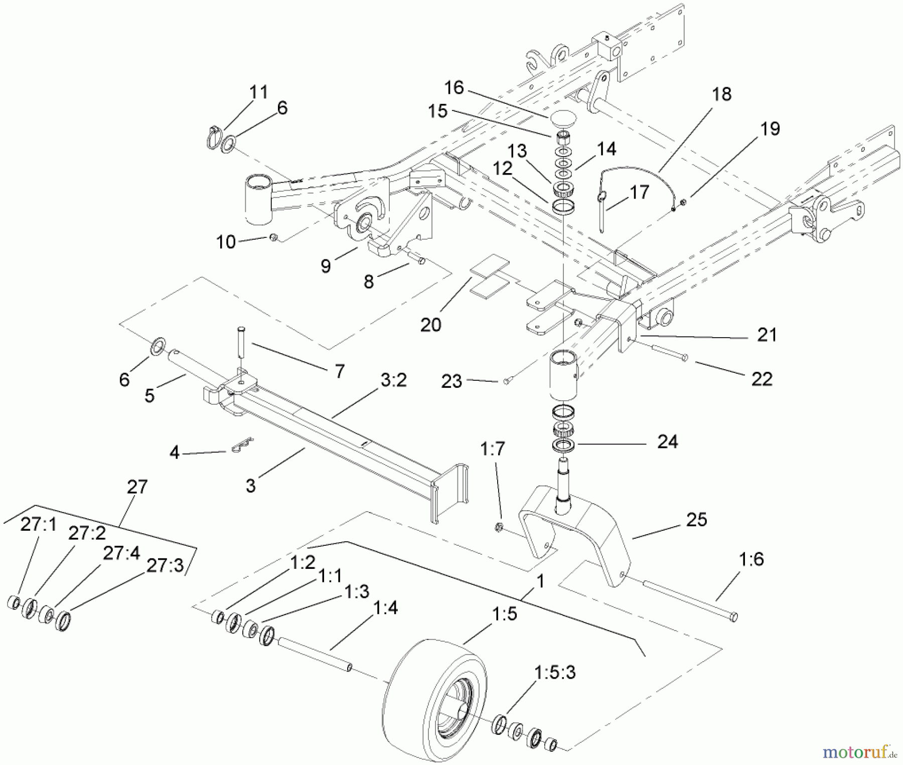  Zerto-Turn Mäher 74269CP (Z597-D) - Toro Z Master Mower, 72