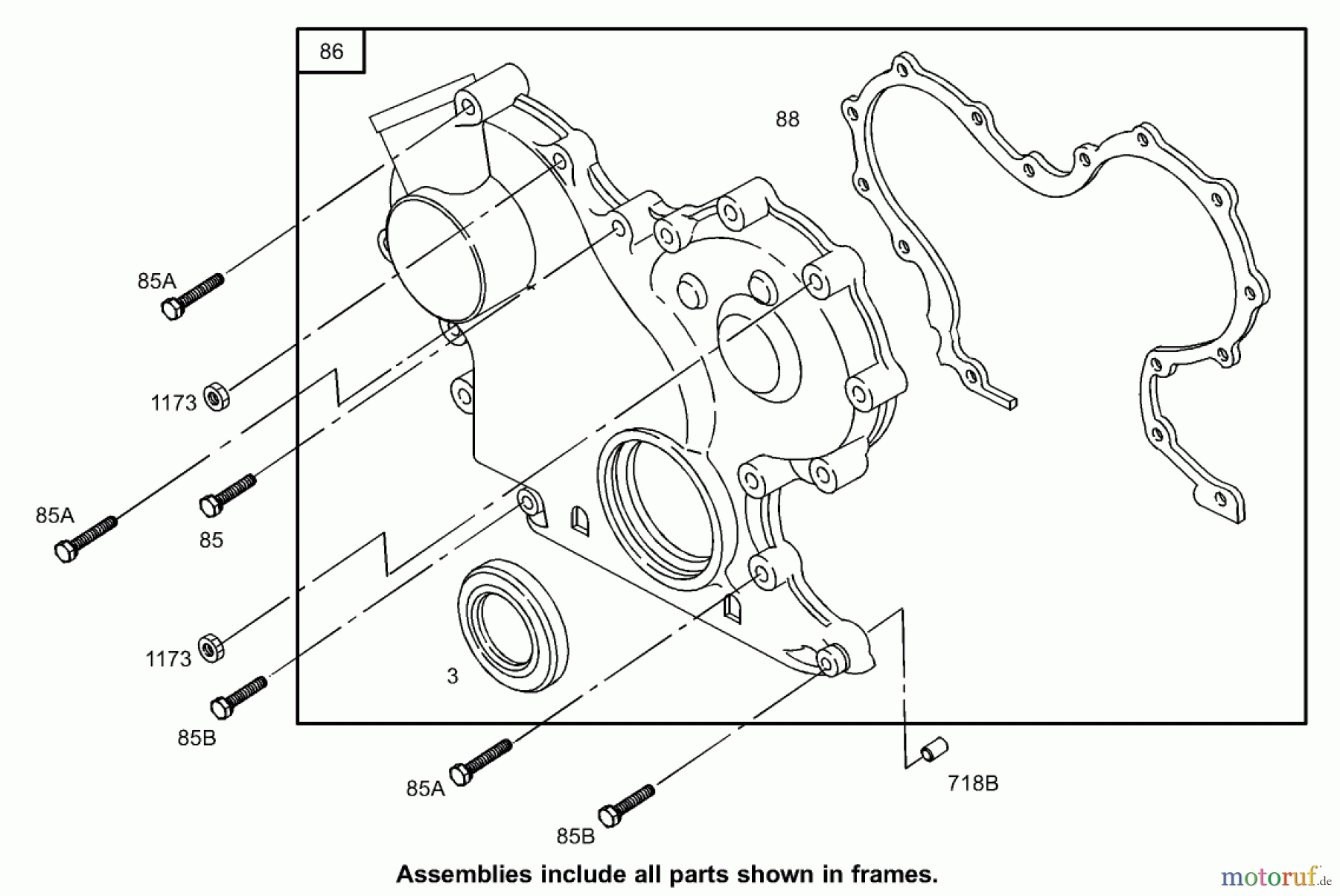  Zerto-Turn Mäher 74269TE (Z597-D) - Toro Z Master Mower, 182cm TURBO FORCE Side Discharge Deck (SN: 260000001 - 260999999) (2006) GEAR COVER ASSEMBLY