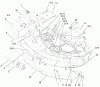 Zerto-Turn Mäher 74270 (Z147) - Toro Z Master Mower, 112cm SFS Side Discharge Deck (SN: 210000001 - 210999999) (2001) Ersatzteile DECK ASSEMBLY