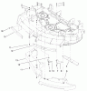 Zerto-Turn Mäher 74270 (Z147) - Toro Z Master Mower, 112cm SFS Side Discharge Deck (SN: 210000001 - 210999999) (2001) Ersatzteile DECK RECYCLER ASSEMBLY