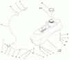 Zerto-Turn Mäher 74270 (Z147) - Toro Z Master Mower, 112cm SFS Side Discharge Deck (SN: 210000001 - 210999999) (2001) Ersatzteile FUEL SYSTEM ASSEMBLY