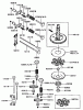 Zerto-Turn Mäher 74270 (Z147) - Toro Z Master Mower, 112cm SFS Side Discharge Deck (SN: 210000001 - 210999999) (2001) Ersatzteile VALVE/CAMSHAFT ASSEMBLY KAWASAKI FH500V-DS10