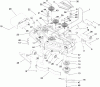 Zerto-Turn Mäher 74271 (Z550) - Toro Z Master Mower, 52" TURBO FORCE Side Discharge Deck (SN: 280000001 - 280999999) (2008) Ersatzteile DECK ASSEMBLY