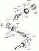 Zerto-Turn Mäher 74271 (Z550) - Toro Z Master Mower, 52" TURBO FORCE Side Discharge Deck (SN: 280000001 - 280999999) (2008) Ersatzteile PISTON AND CRANKSHAFT ASSEMBLY KAWASAKI FH770D-AS05