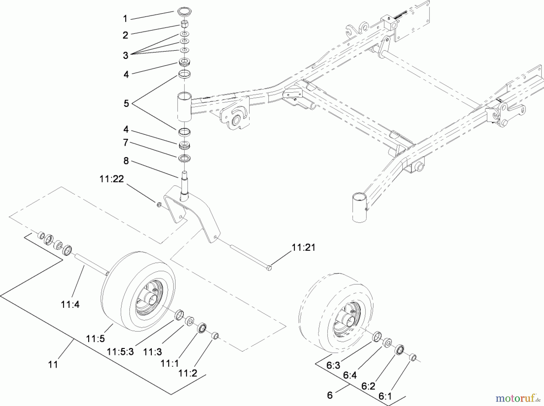  Zerto-Turn Mäher 74272 (Z550) - Toro Z Master Mower, 60