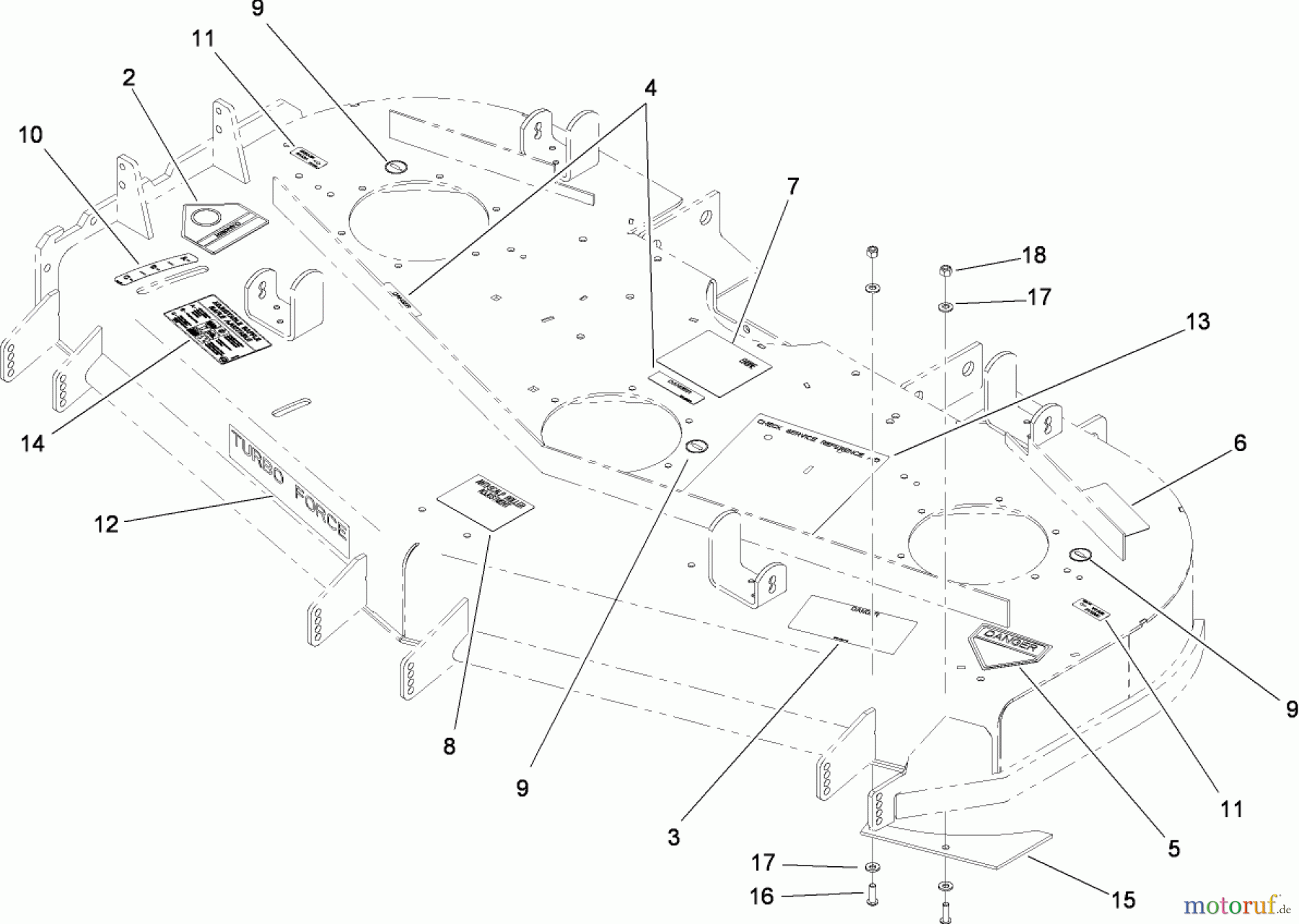  Zerto-Turn Mäher 74272 (Z550) - Toro Z Master Mower, 60