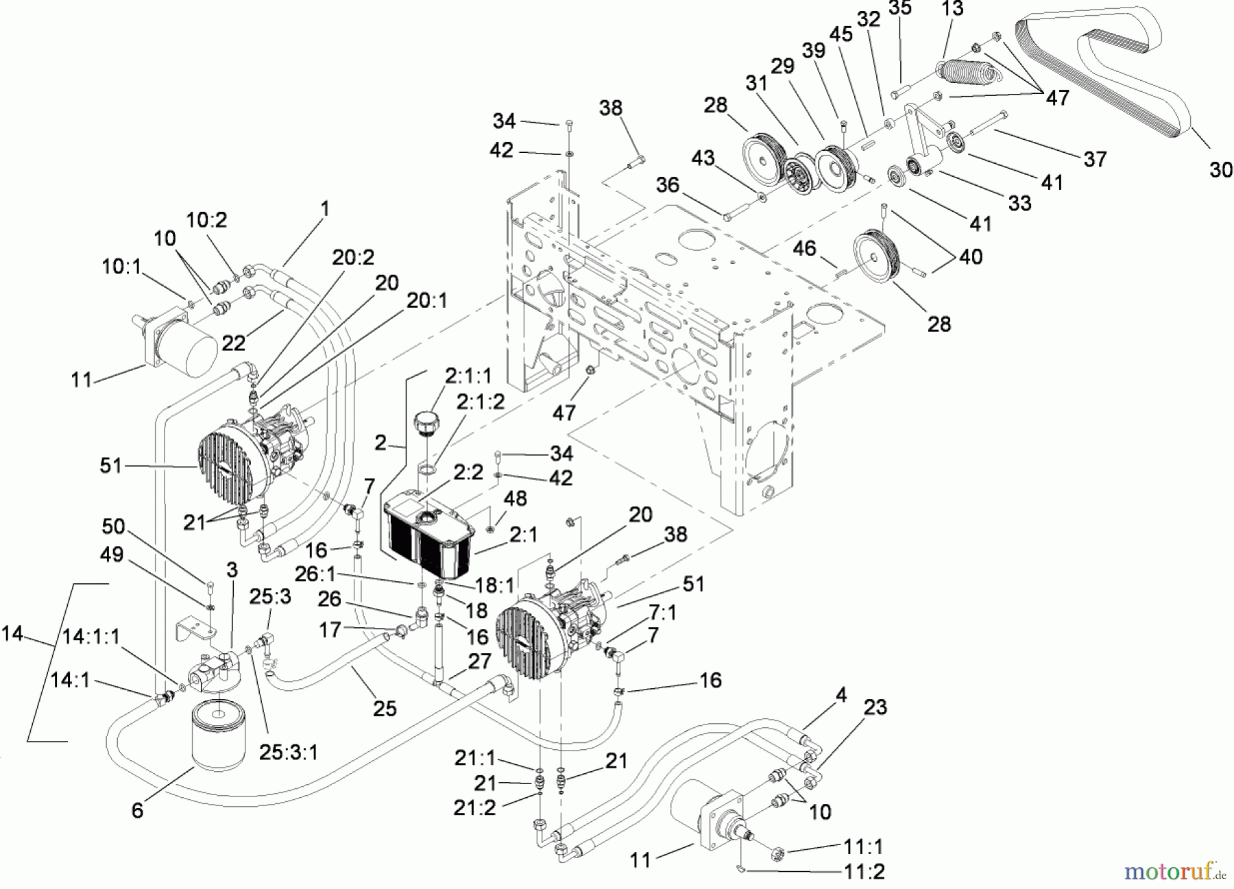  Zerto-Turn Mäher 74272 (Z550) - Toro Z Master Mower, 60