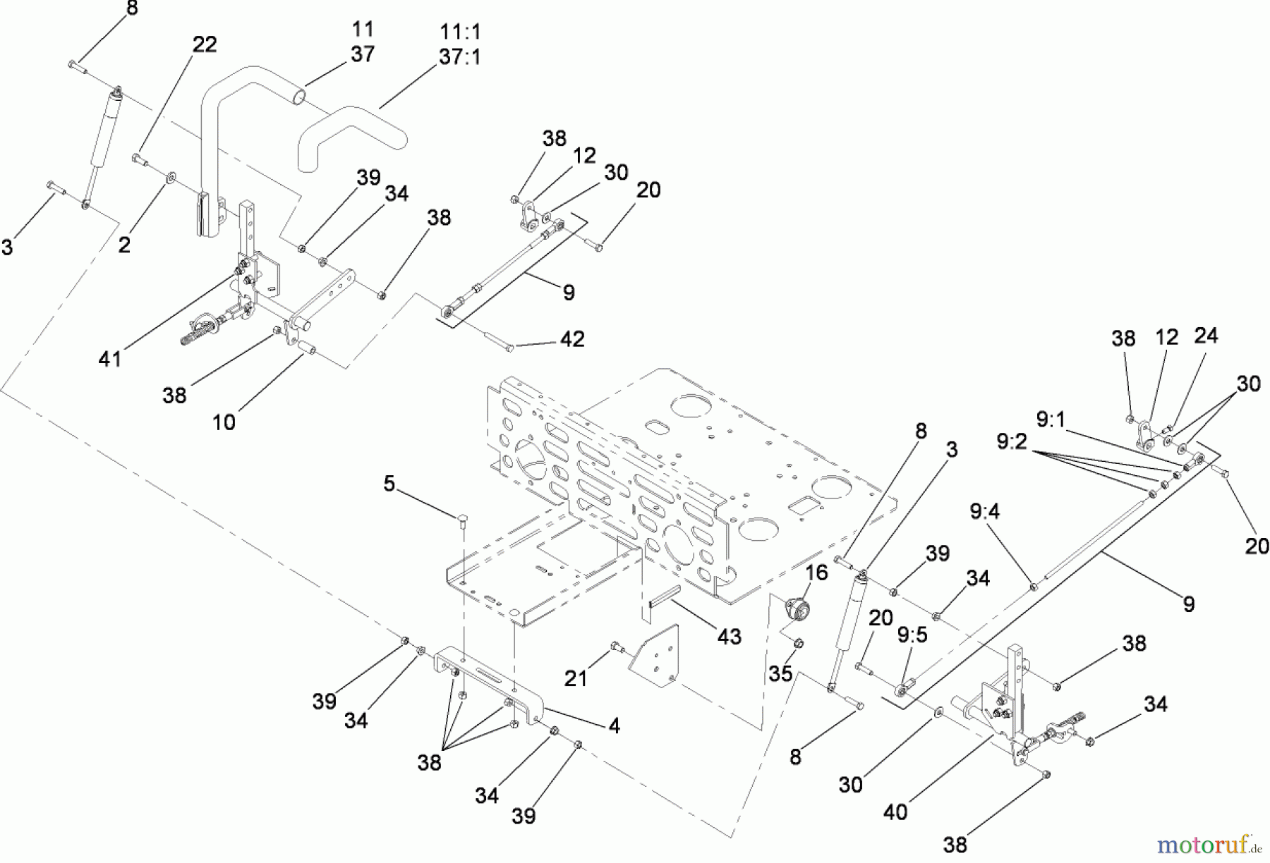  Zerto-Turn Mäher 74272 (Z550) - Toro Z Master Mower, 60