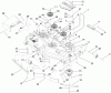 Zerto-Turn Mäher 74272 (Z558) - Toro Z Master Mower, 60" TURBO FORCE Side Discharge Deck (SN: 270002001 - 270999999) (2007) Ersatzteile DECK ASSEMBLY