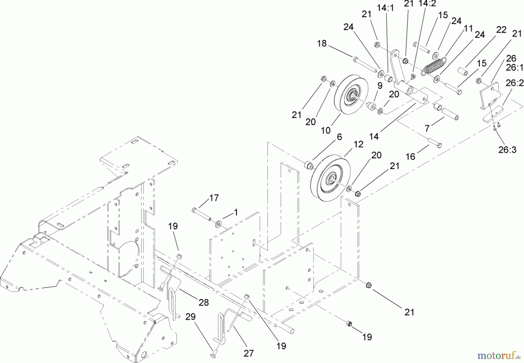  Zerto-Turn Mäher 74272CP (Z558) - Toro Z Master Mower, 60