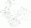 Zerto-Turn Mäher 74272CP (Z558) - Toro Z Master Mower, 60" TURBO FORCE Side Discharge Deck (SN: 270002001 - 270999999) (2007) Ersatzteile FUEL SYSTEM AND THROTTLE CONTROL ASSEMBLY