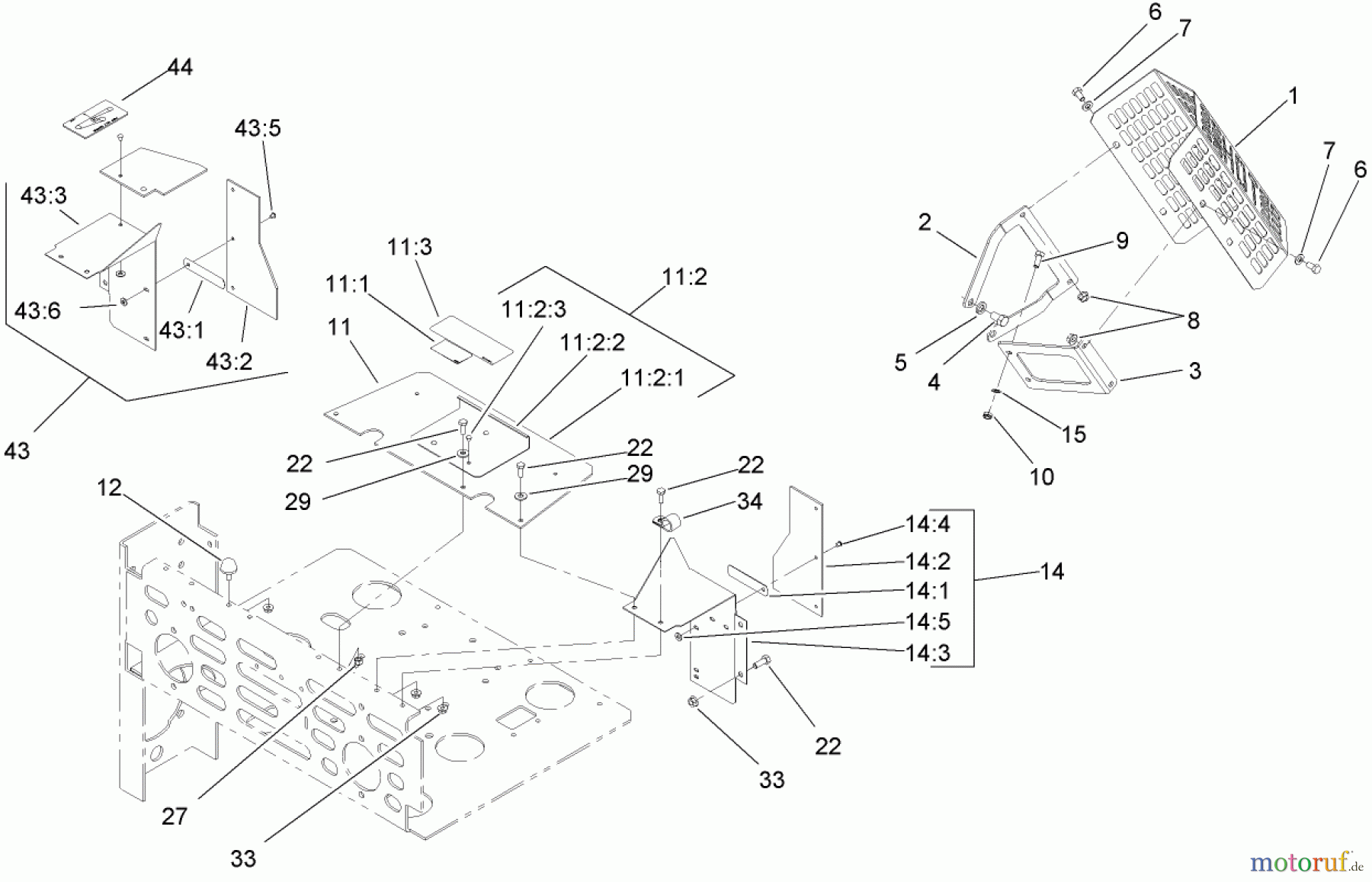  Zerto-Turn Mäher 74272CP (Z558) - Toro Z Master Mower, 60